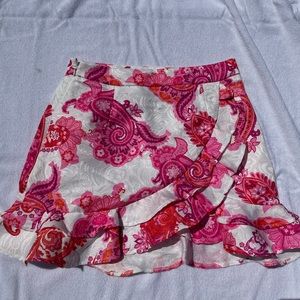 Shein Floral Ruffle Skirt (part of a set)